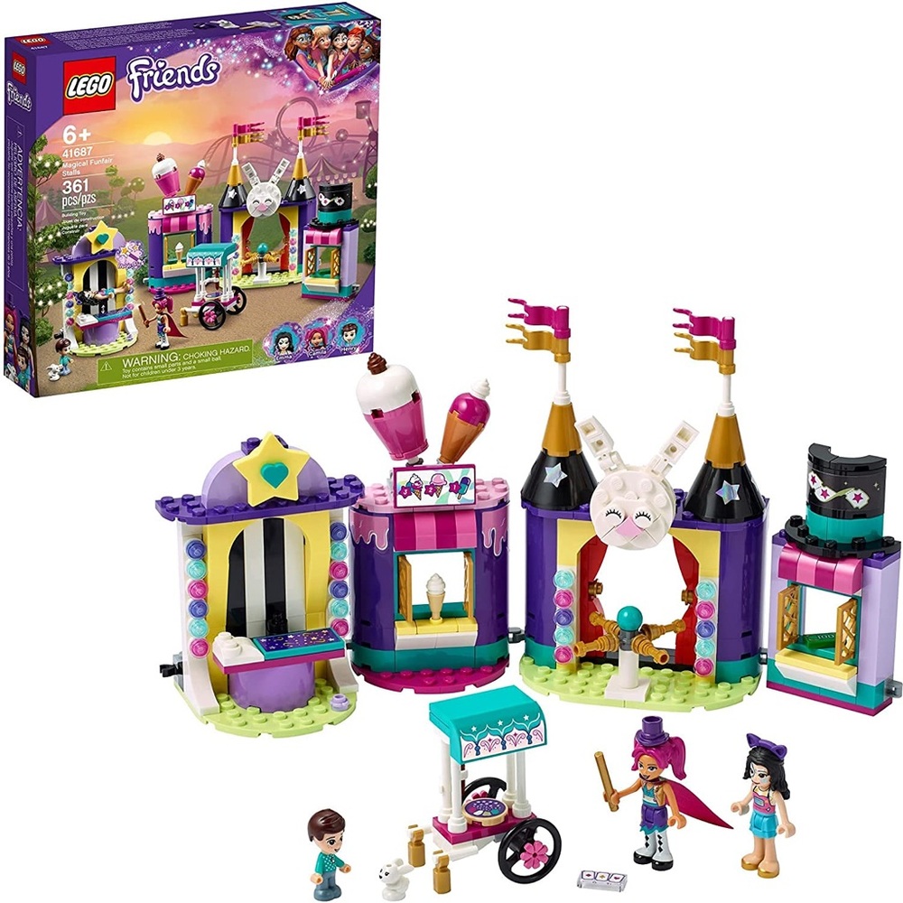 LEGO Friends Fairground Adventure Set - Purple, Pink, Yellow